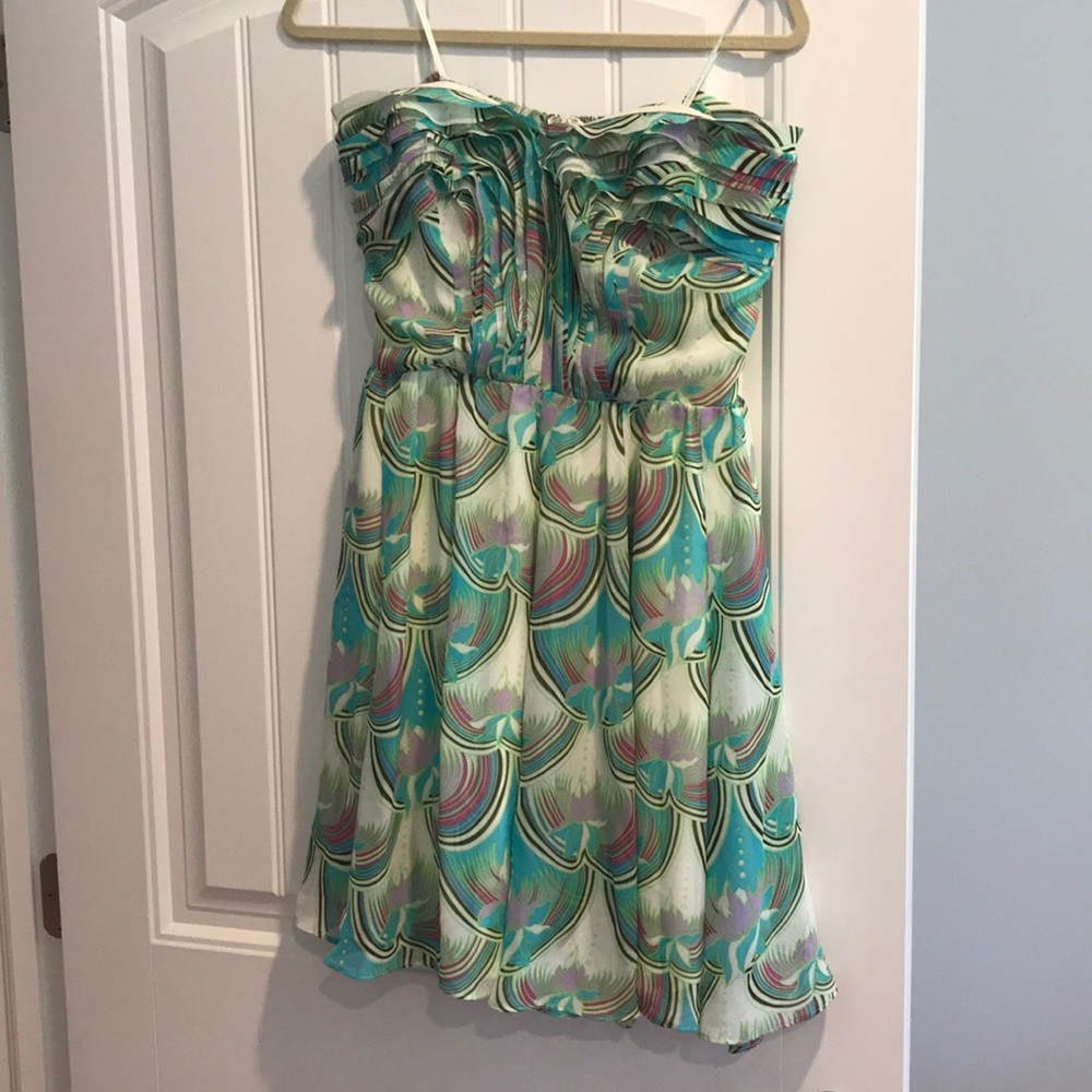 NWT strapless dress, size large